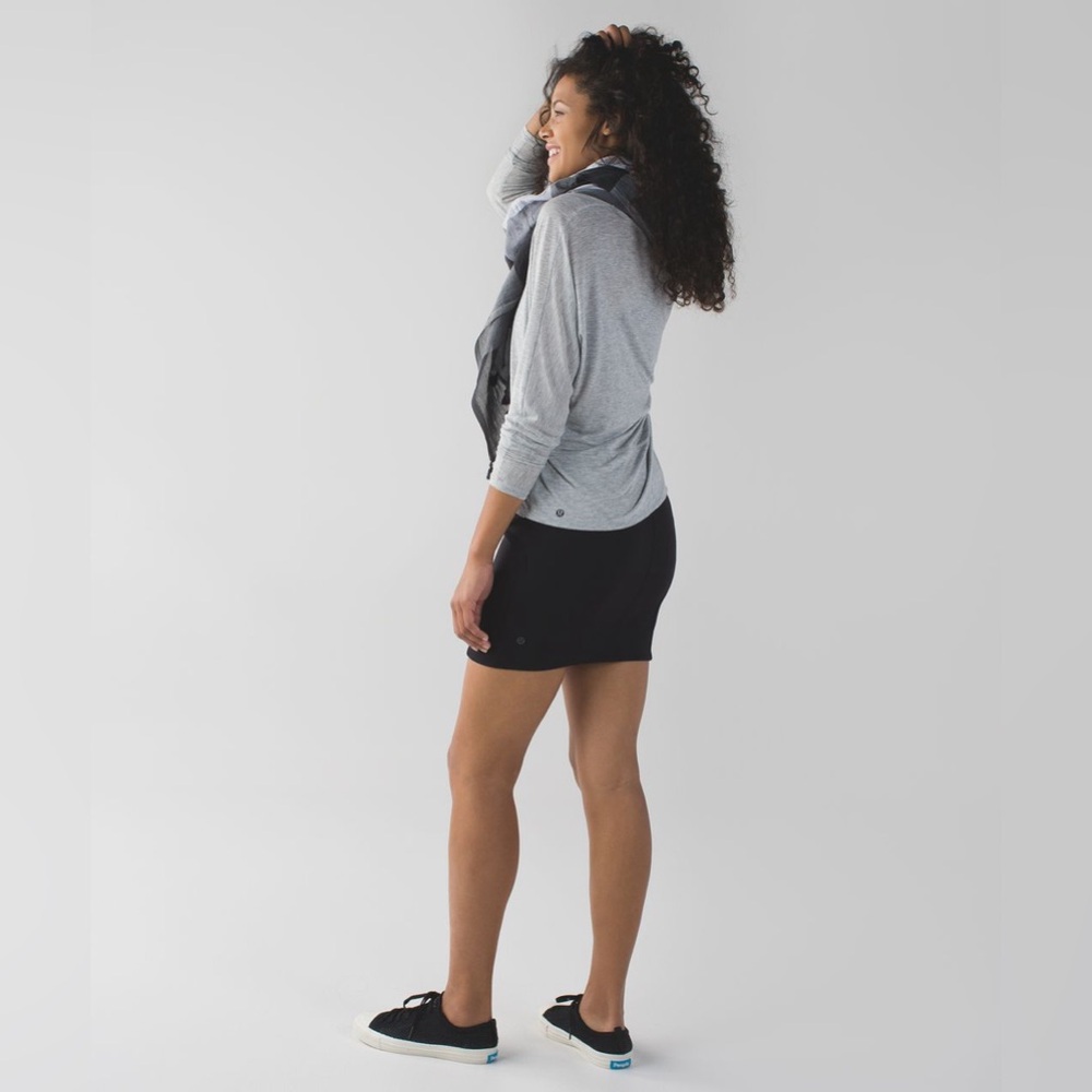 🖤 Lululemon &Go Cityfarer Skirt – Black Size 6